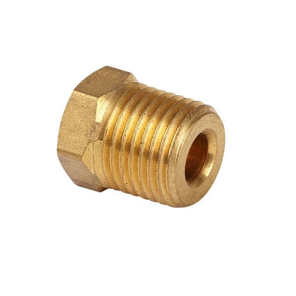 5x Brass Brake Pipe Fittings - 3/8 UNF Female X 24 TPI For 3/16 Pipe (EMS-HU1A)